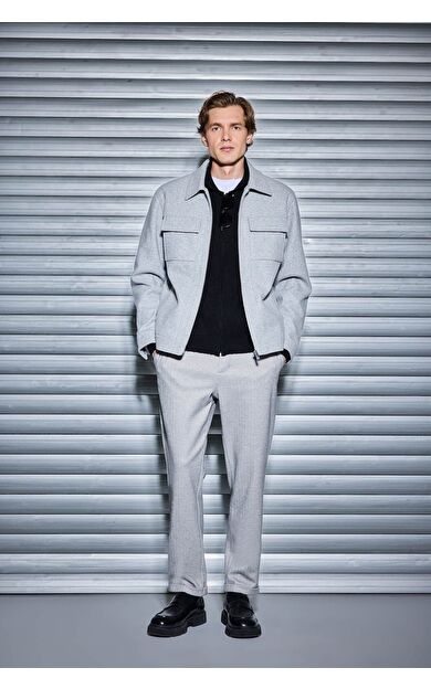DeFacto Tailored Regular Fit Düz Paça Penye Pantolon