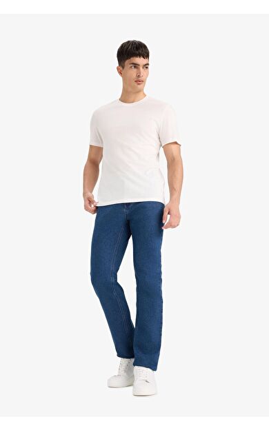 DeFacto Sergio Regular Fıt Normal Bel Boru Paça Düz Paça Jean Pantolon
