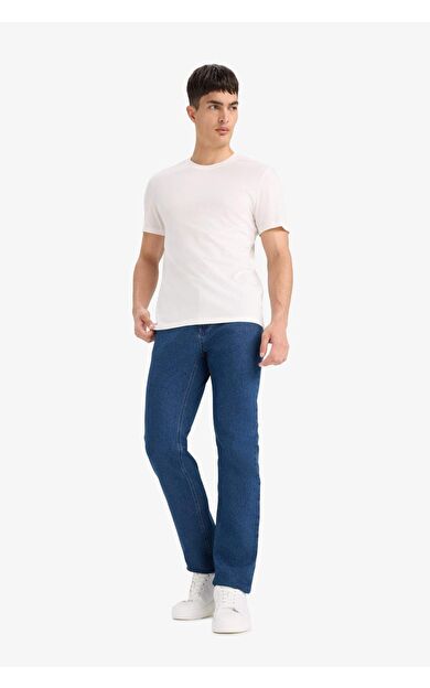 Sergio Regular Fıt Normal Bel Boru Paça Düz Paça Jean Pantolon