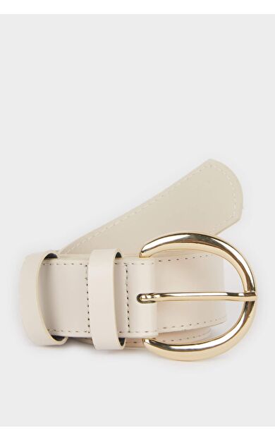 Kadın Büyük Toka Suni Deri Jean Kemeri