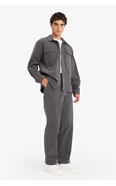 DeFacto Wide Leg Geniş Paça Fitilli Kadife Pantolon F2042AX25WNAR104