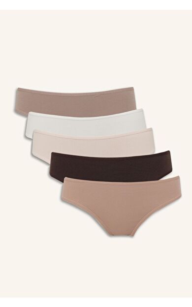 DeFacto Ribana 5'li Brief Külot-Fall in Love