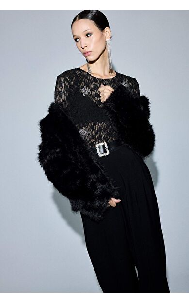 Regular Fit Suni Kürk