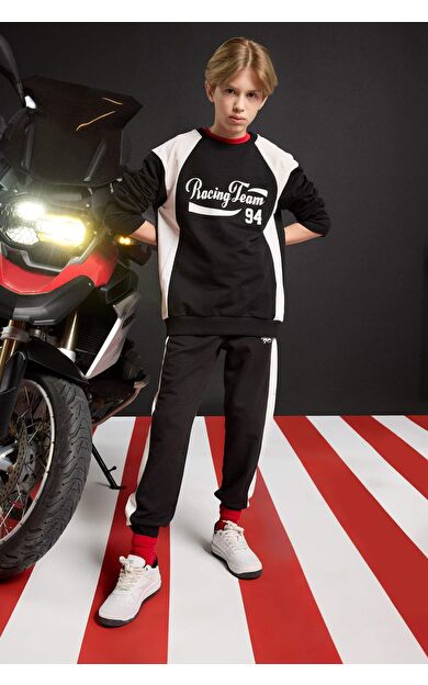 DeFacto Erkek Çocuk Regular Fit Sweatshirt Kumaşı Pantolon