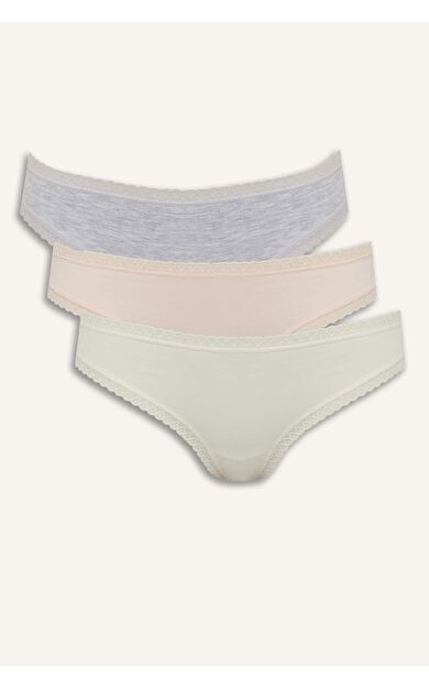 DeFacto Dantel Detaylı 3'lü Brazilian Külot Fall in Love F2190AX25AUGR93
