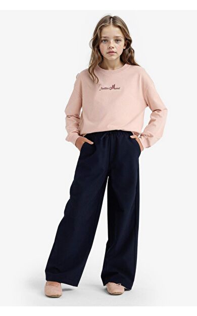 DeFacto Kız Çocuk Wide Leg Geniş Paça Pantolon F2257A825AUNV235