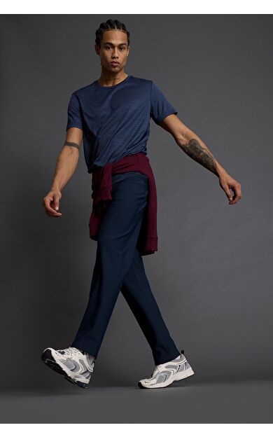 DeFacto DeFactoFit Standart Fit Standart Paça Dokuma Sporcu Pantolon
