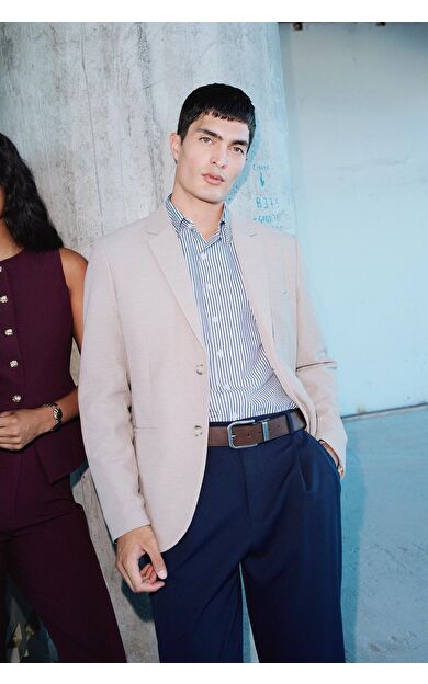 DeFacto Modern Fit Düğmeli Cepli Blazer Ceket