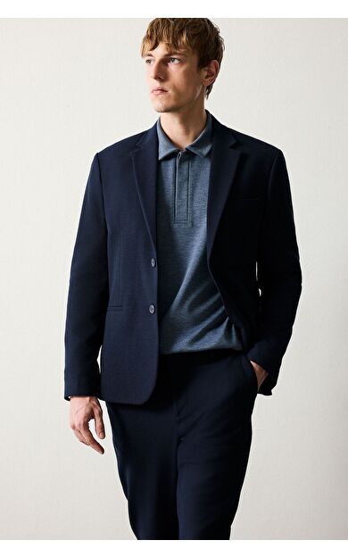 DeFacto Modern Fıt Penye Blazer Ceket