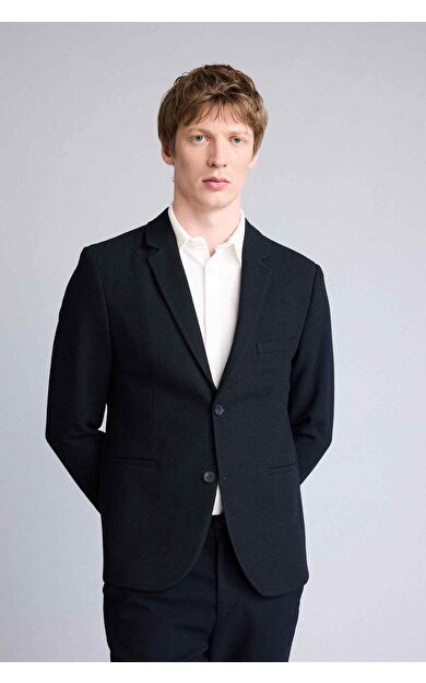Modern Fıt Penye Blazer Ceket
