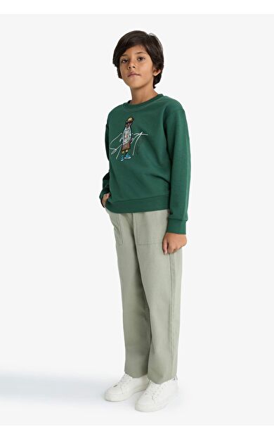 DeFacto Erkek Çocuk Loose Fit Standart Paça Gabardin Pantolon F2478A825AUKH400