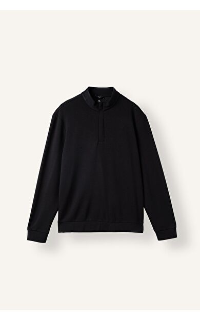 DeFacto Regular Fıt Dik Yaka Sweatshirt