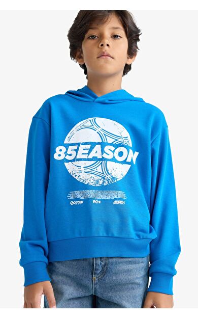 DeFacto Erkek Çocuk Regular Fit Kapüşonlu Sweatshirt
