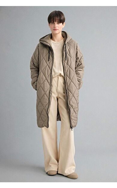 DeFacto Regular Fit Kapüşonlu Parka