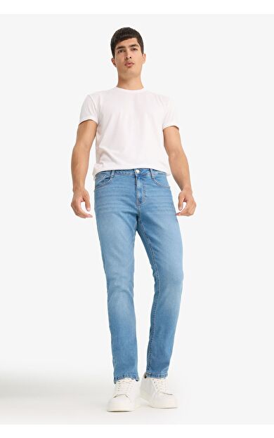 DeFacto Carlo Skinny Fit Normal Bel Dar Paça Dar Paça Jean Pantolon F2889AX25AUNM28