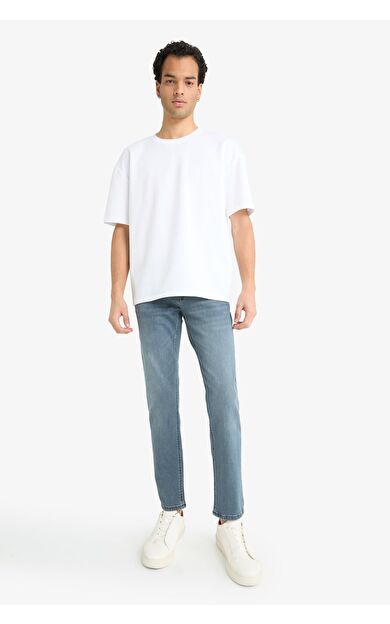 DeFacto Pedro Slim Fit Dar Paça Jean Pantolon F2926AX25AUNM84