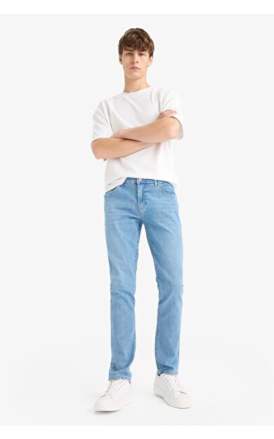 DeFacto Pedro Slim Fit Dar Paça Jean Pantolon F2927AX25AUNM39
