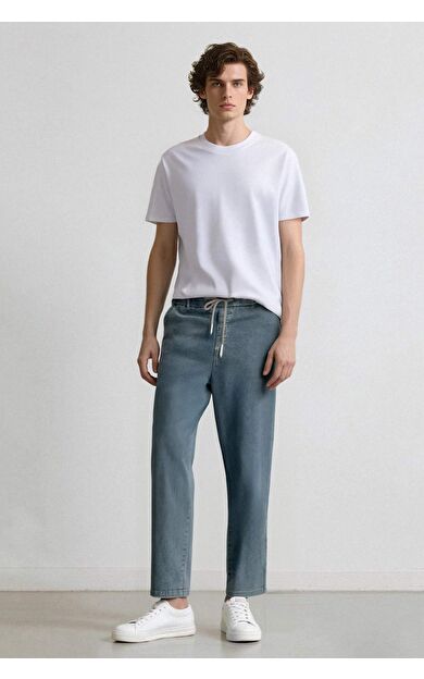 DeFacto Wide Leg Geniş Kalıp Geniş Paça Jean Kar Yıkamalı Pantolon F2967AX25SPNM39