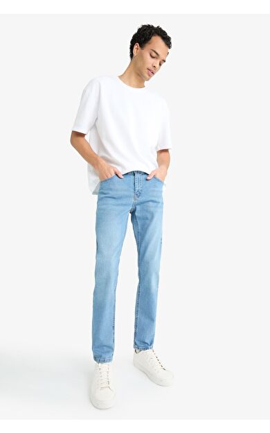 DeFacto Pedro Slim Fit Dar Paça Jean Pantolon F2971AX25AUNM28