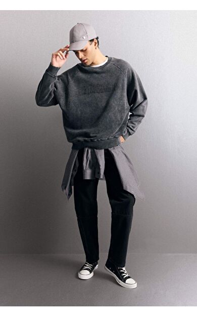 DeFacto Relax Fit Geniş Paça Jean Pantolon F2986AX25AUNM40