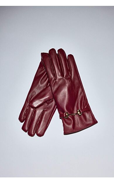 Kadın Suni Deri Eldiven