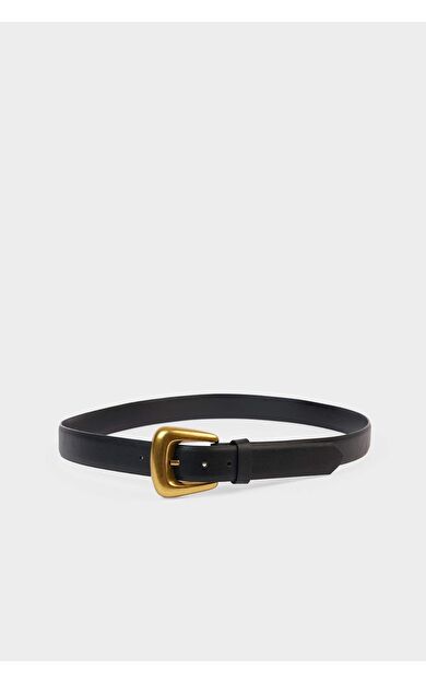 Kadın Suni Deri Jean Kemeri