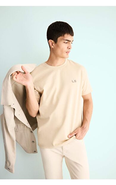 DeFacto Regular Fit Bisiklet Yaka Baskılı Kısa Kollu Tişört F3472AX25AUBG539