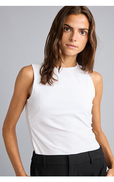 DeFacto Regular Fıt Basıc Düz Bisiklet Yaka Atlet