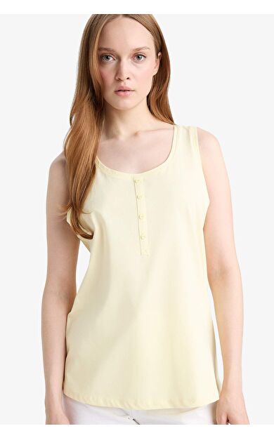 Regular Fit Bisiklet Yaka Penye Atlet F3621AX25HSYL149