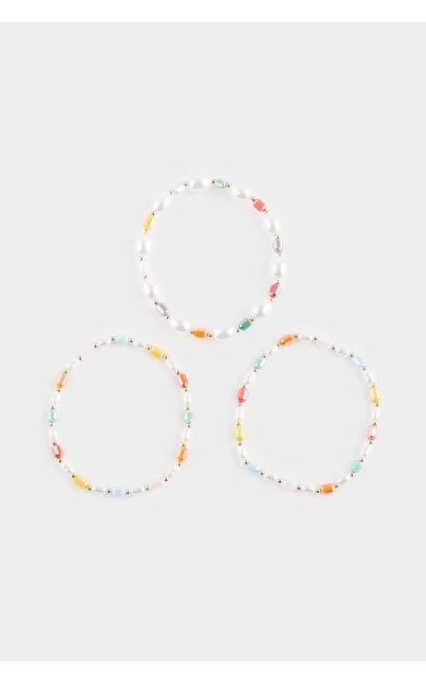 DeFacto Kadın 3'lü Taşlı Bileklik