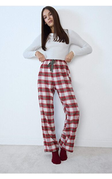 Fall in Love Regular Fit Uzun Boy Flanel Alt