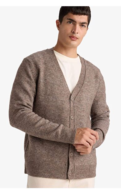 Relax Fıt V Yaka Triko Hırka