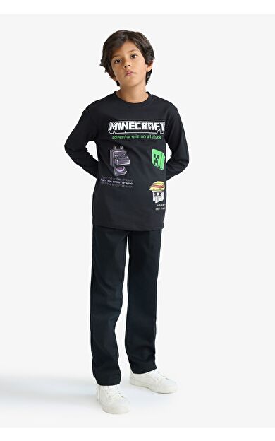 DeFacto Erkek Çocuk Regular Fit Düz Paça Gabardin Pantolon