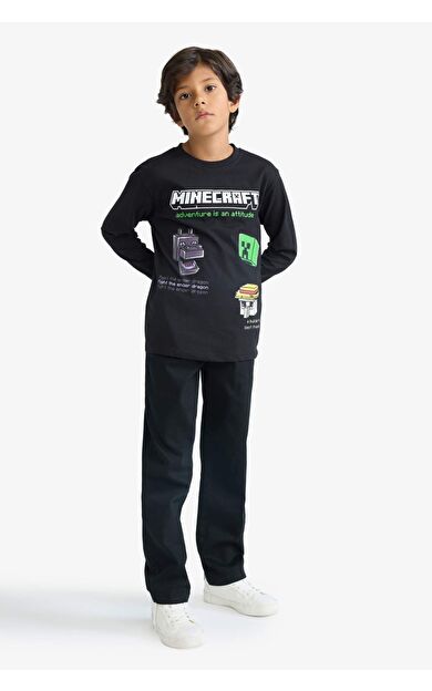 Erkek Çocuk Regular Fit Düz Paça Gabardin Pantolon