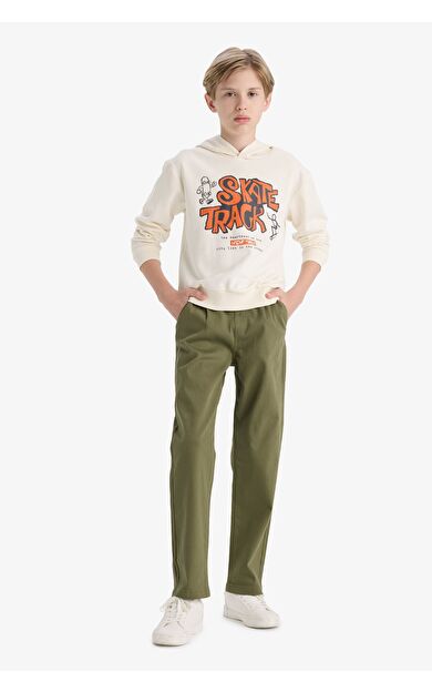 DeFacto Erkek Çocuk Regular Fit Düz Paça Gabardin Pantolon
