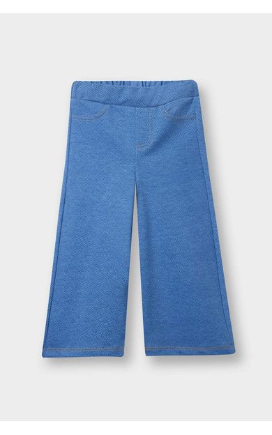 DeFacto Kız Bebek Wide Leg Jean Görünümlü Pantolon
