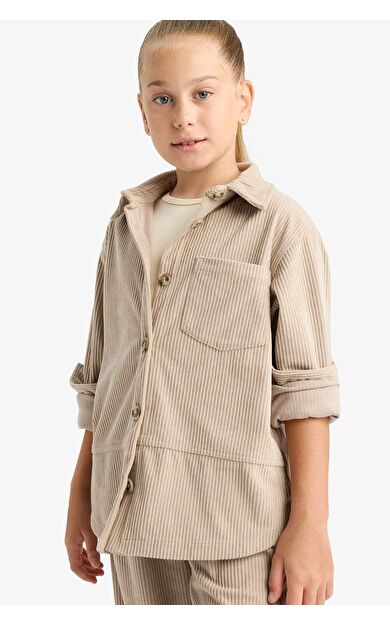 Kız Çocuk Uzun Kollu Gömlek