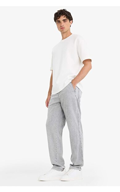 DeFacto Wide Leg Geniş Paça Jean Kar Yıkamalı Pantolon F3905AX25AUNM18