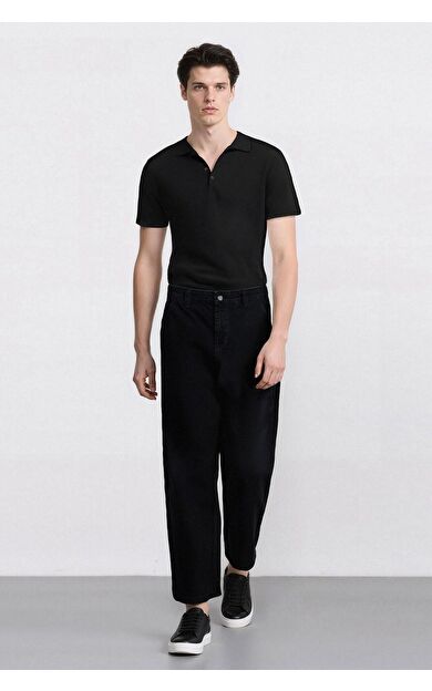 DeFacto Skater Fit Geniş Kalıp Yüksek Bel Geniş Paça Jean Pantolon F3926AX25SMNM40