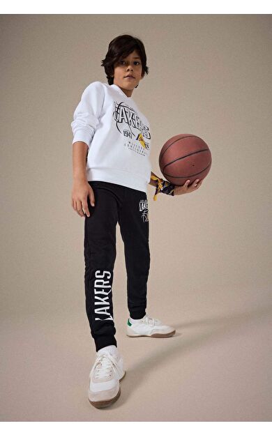 Erkek Çocuk NBA Los Angeles Lakers Regular Fit Pantolon