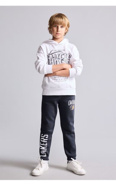 DeFacto NBA Los Angeles Lakers Lisanslı Regular Fit Lastikli Paça Baskılı Eşofman Altı Erkek Çocuk