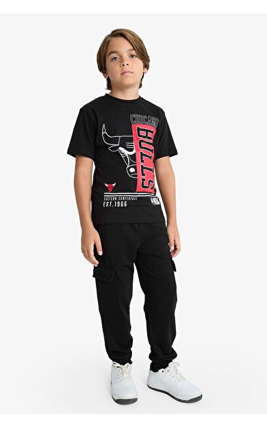 Erkek Çocuk Beli Lastikli Kargo Eşofman Altı