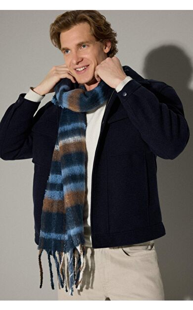 Erkek Kareli Dokuma Atkı