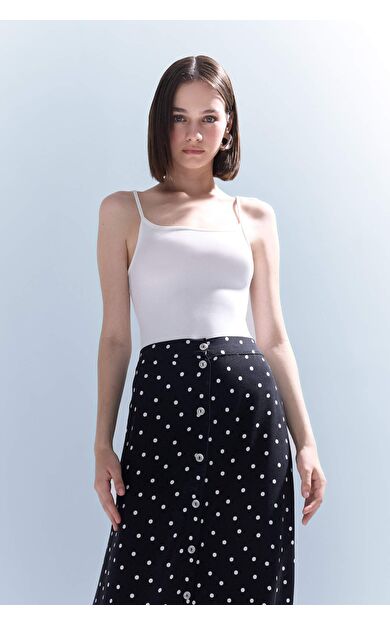 DeFacto Basic Düz Askılı Çıtçıtlı Body F4207AX25SMWT32