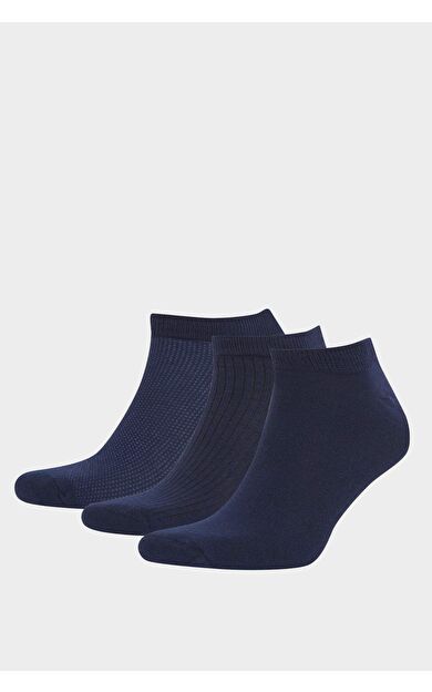 DeFacto Erkek Dikişsiz 3'lü Bambu Patik Çorap F4292AXNSNV2
