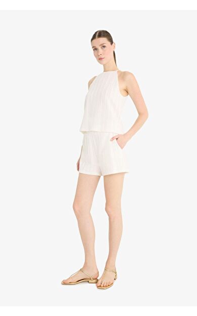 DeFacto Regular Fit Bürümcük Şort F4445AX25SMER105