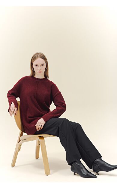 DeFacto Loose Fit Bisiklet Yaka Triko Kazak Tunik