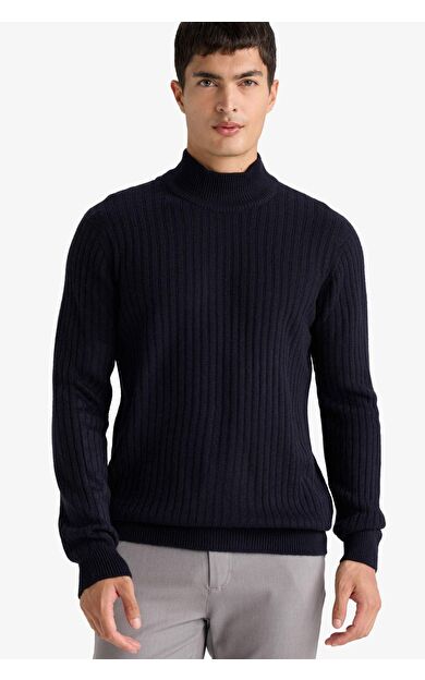 DeFacto Standart Fit Balıkçı Yaka Triko Kazak