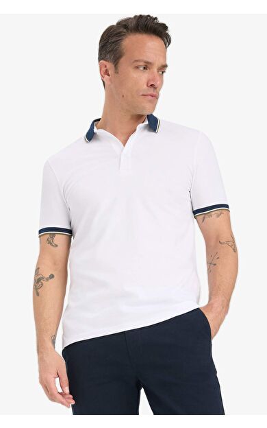 DeFacto Basic Düz Kısa Kollu Polo Tişört