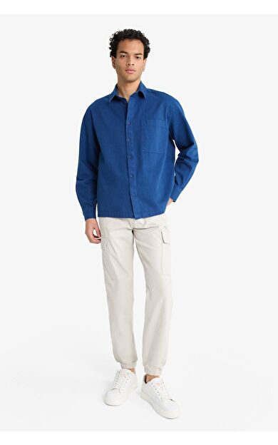 Regular Kargo Jogger Kargo Cepli Jogger Paça Pantolon F4681AX25AUBG766